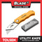 Tolsen Utility Knife Quick Release With 5pcs Blade 61 x 19mm Box Cutter 30007