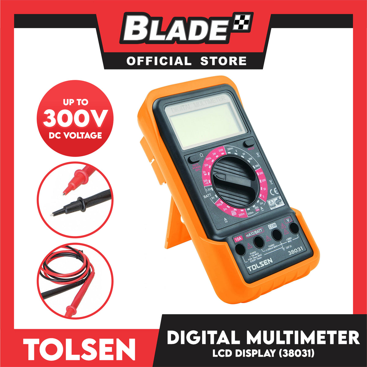 Tolsen Digital Multimeter 38031