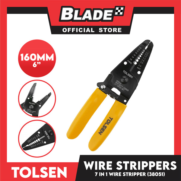 Tolsen 7in1 Wire Stripper (160mm, 6) 38051