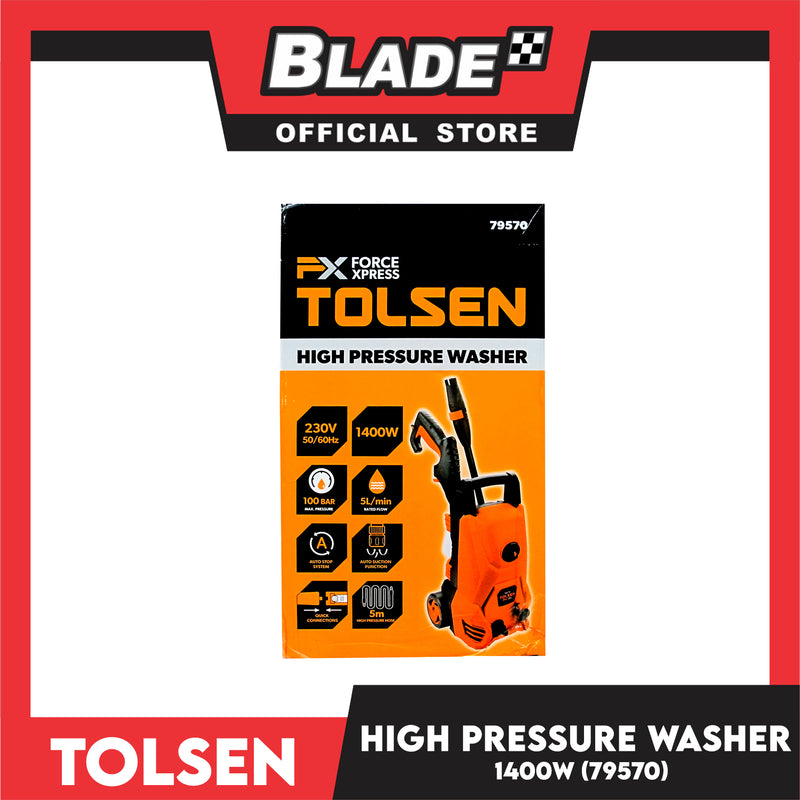 High Pressure Washer 1500PSI w/ Self Priming Function (1400W) FX Serie –  Tolsen Tools Philippines