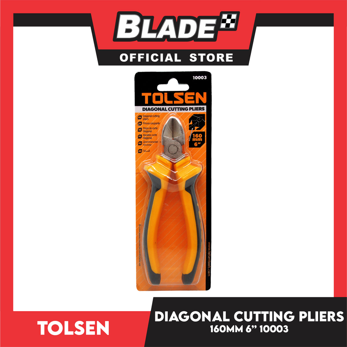 Tolsen Diagonal Cutting Pliers 160mm 6 10003