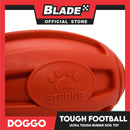 Doggo Tough Football Design (Red) Dog Toy Pet Toy for Adult