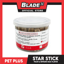 Pet Plus Train and Reward Dental Star Stick In a Jar (Milk Flavor) 360 Brushing Action Designed for Dogs Reward Treats