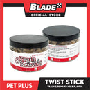 Pet Plus Train and Reward Dental Star Stick In a Jar (Twist Bone Milk Flavor) 360 Brushing Action Designed for Dogs Reward Treats
