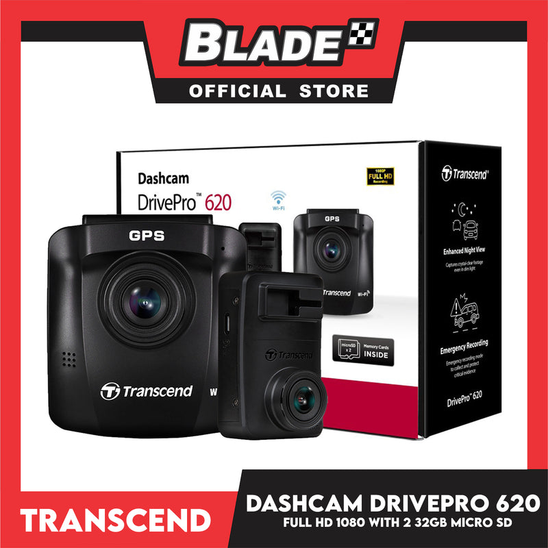 Transcend Dashcam DrivePro 620 Car Video Recorder