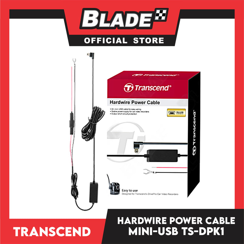 Transcend TS-DPK1 Mini-USB Hardwire Power Cable (Black)