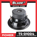 Pioneer TS-D10D4 10'' Dual 4 ohms Voice Coil Subwoofer
