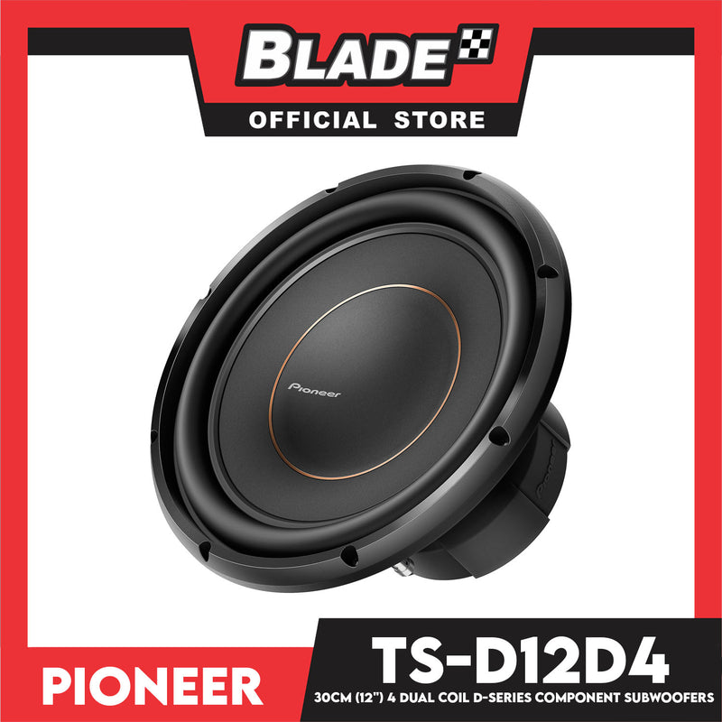 Pioneer TS-D12D4 12'' Dual ohms Voice Coil Subwoofer –