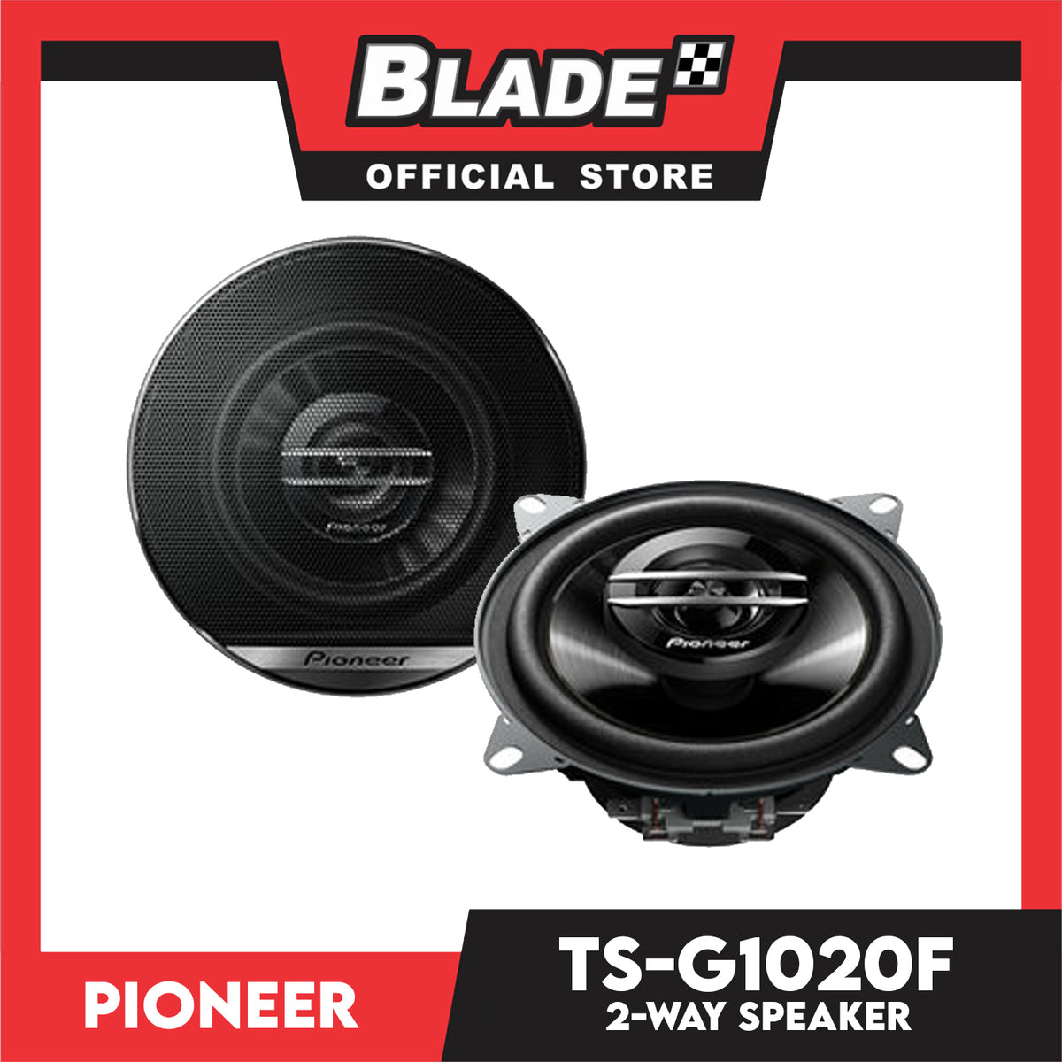 Pioneer TS-G1020F 10cm Dual Cone Speaker (Pair)