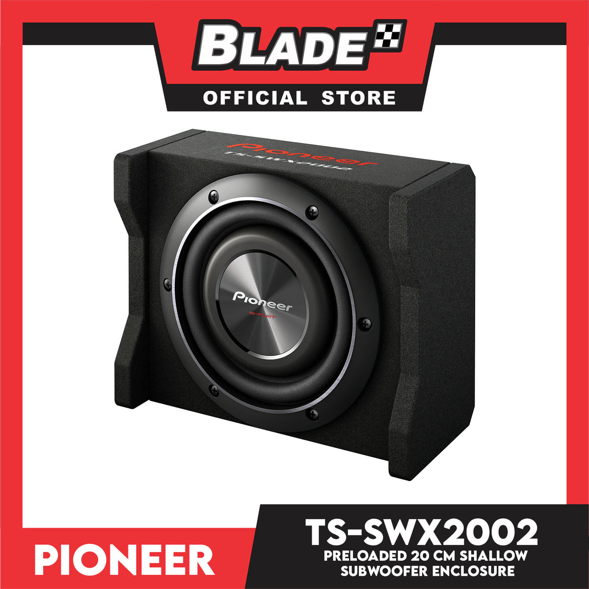 Pioneer TS-SWX2002 600W 8'' Shallow-Mount Pre-Loaded Enclosure Subwoofer
