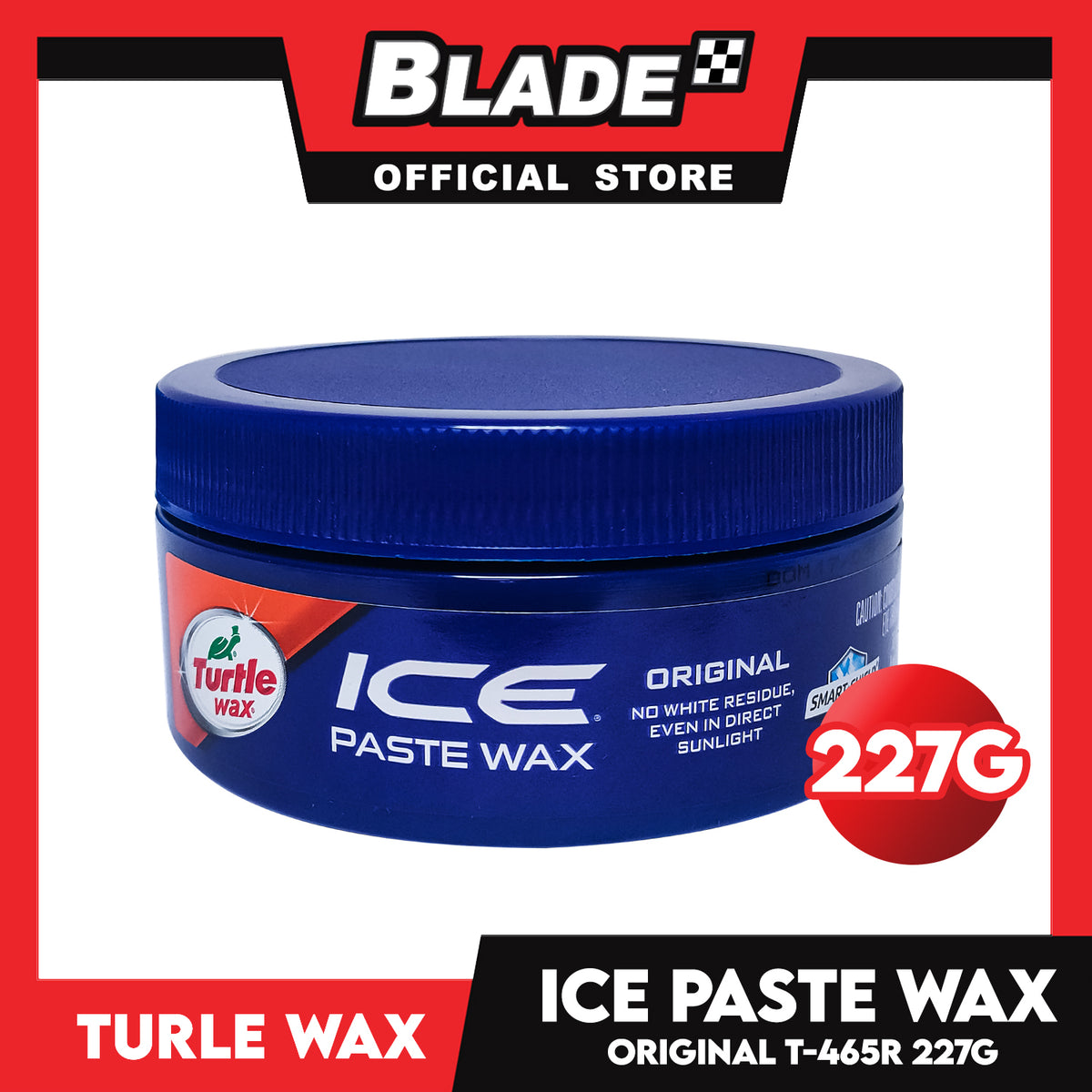 Turtle Wax Ice Paste Wax Original Car Care T-465R 227 grams