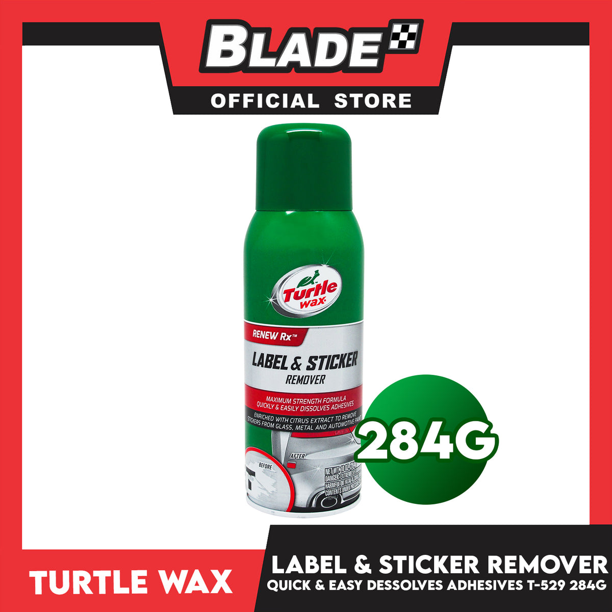 Turtle Wax Label & Sticker Remover T-529 284g
