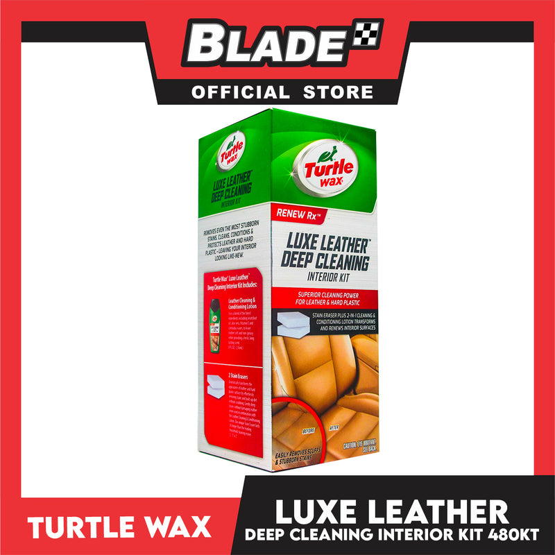 Turtle Wax Renew RX Luxe Leather Deep Cleaning Interior Kit T-480KT