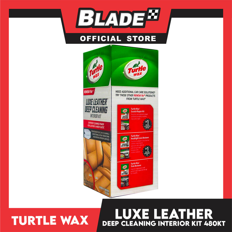Turtle Wax Renew RX Luxe Leather Deep Cleaning Interior Kit T-480KT