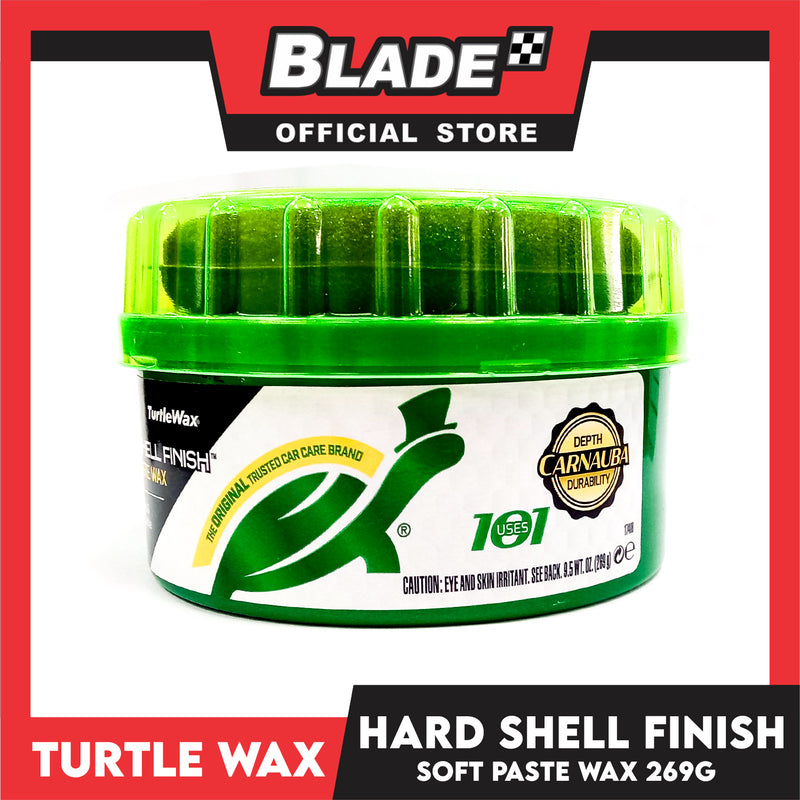 Turtle Wax Super Hard Shell Finish Soft Paste Car Wax 269g Cleans, Shi ...
