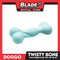 Doggo Twisty Bone (Blue) Ultra Tough Rubber Dog Toy