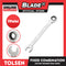 Tolsen Fixed Combination Rachet Spanner 19mm Chrome Plated And Satin Finish 15215