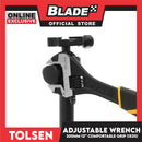 Tolsen 15311 Adjustable Wrench Industrial 300mm 12' ' Max Jaws Opening 35mm, 1-3/8' ' Drop Forged, Comfortble Grip