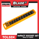 Tolsen 10pcs 1/2' ' Impact Socket Set Indusrial 18295