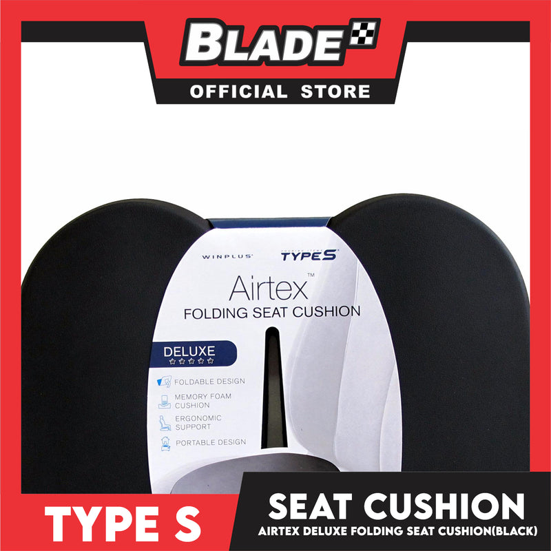 Type S Airtex Deluxe Folding Seat Cushion CU56058(Black)