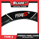 Type S T11814 Steering Wheel Cover (Black)