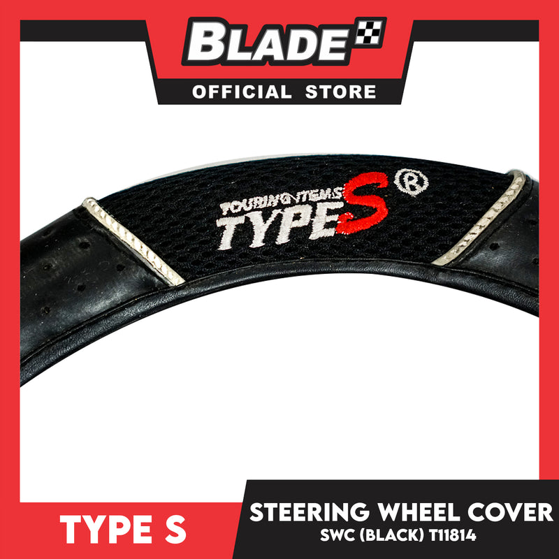 Type S T11814 Steering Wheel Cover (Black)