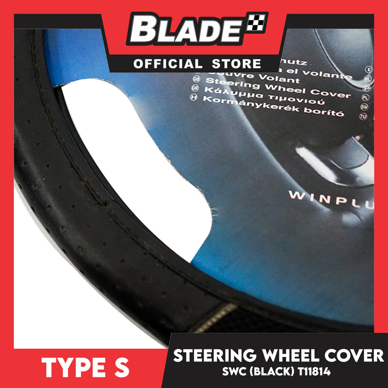 Type S T11814 Steering Wheel Cover (Black)