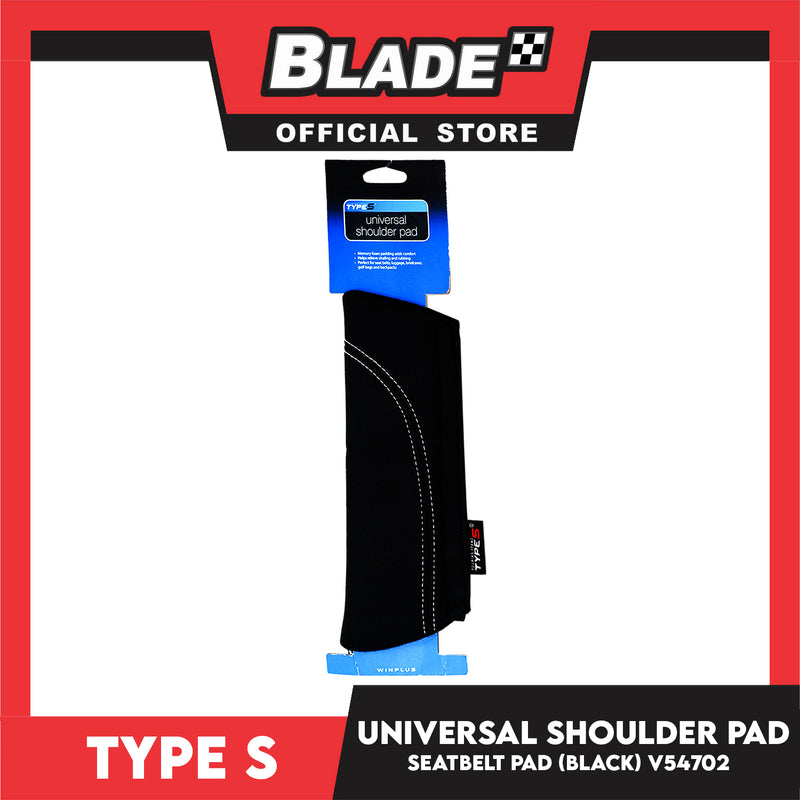 Type S  Universal Shoulder Pad Seatbelt Pad V54702 (Black)