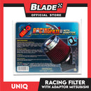 Uniq Racing Filter with Adaptor for Mitsubishi (Red)