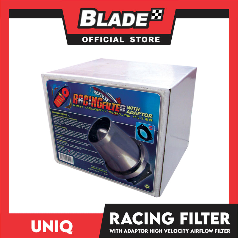 Uniq Racing Air Filter with Adaptor for Nissan
