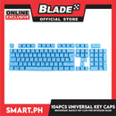 104 Key Caps Universal Ergonomic Backlit Key (Blue) for Mechanical Keyboard
