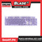 104 Key Caps Universal Ergonomic Backlit Key (Purple) for Mechanical Keyboard