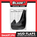 2pcs Universal Mud Flaps QDE002/001 MF-51/52 (Black)