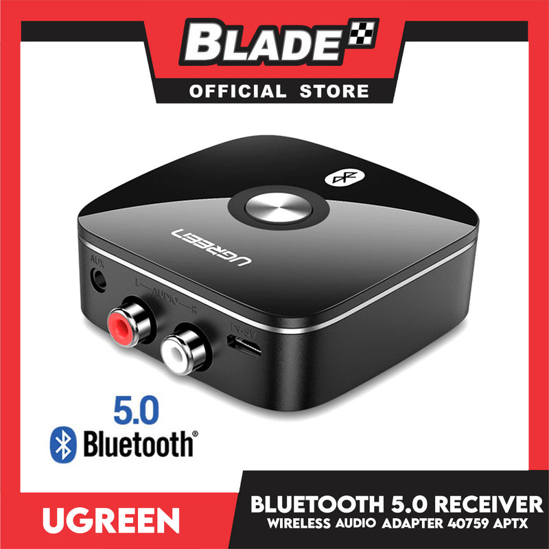 Ugreen Bluetooth Receiver 5.0 Wireless Audio Adapter 40759 Aptx with 3 –