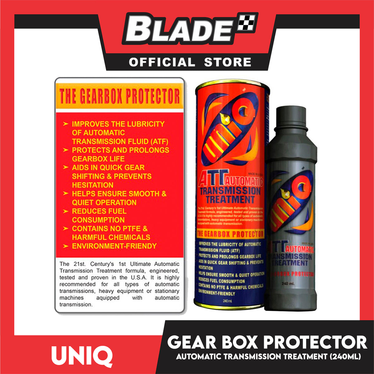 UniQ Automatic Transmission Treatment 240ml