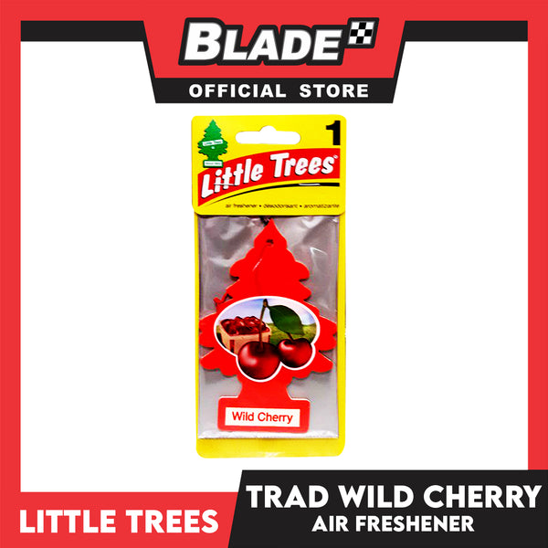 Little Trees Car Air Freshener 10311 (Wild Cherry) Hanging Tree Provides Long Lasting Scent