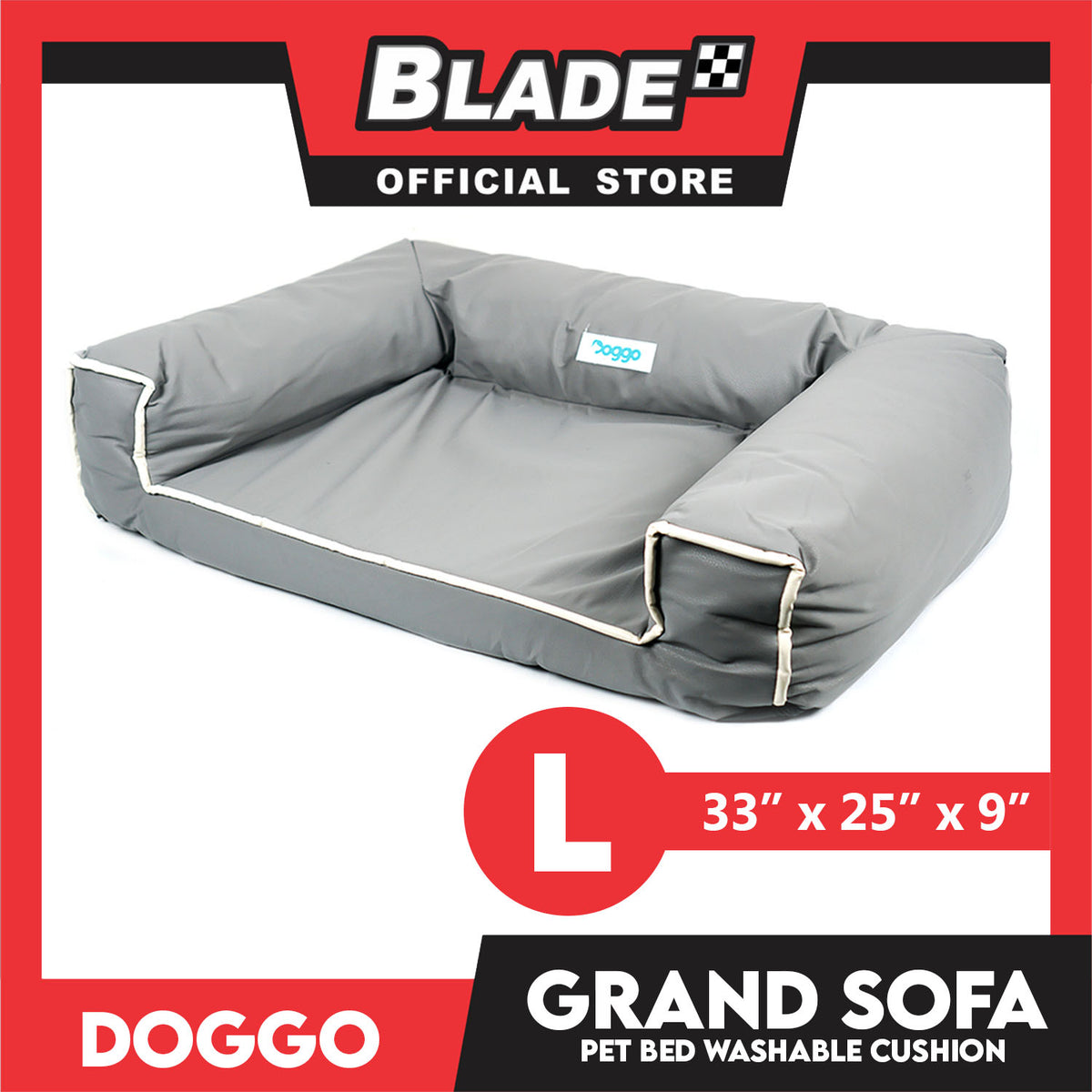 Doggo Grand Sofa Bed (Large) Orthopedic Dog Bed Pet Sofa Bed