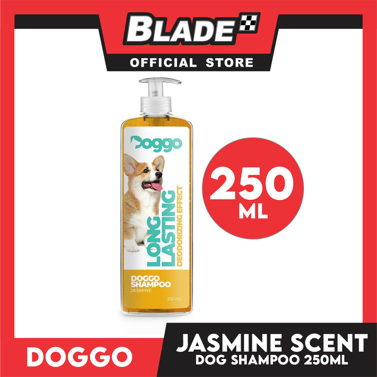 Doggo Shampoo Long Lasting Deodorizing Effect 250ml (Jasmine)