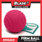 Doggo Bouncy Firm Ball Natural Rubber Medium Size (Pink) Dog Toy