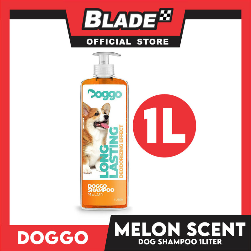 Doggo Shampoo Long Lasting Deodorizing Effect 1 Liter (Melon) Shampoo for Your Pet