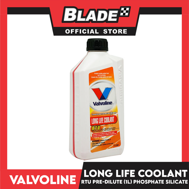 Valvoline Long Life Coolant RTU Pre-Diluted Phosphate & Silicate Free 1L