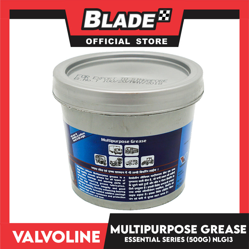 Valvoline Multipurpose Grease Essential Series NLGI3 500g 500543 for All Automotive & Industrial Needs