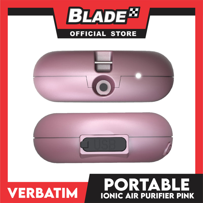 Verbatim Portable and Wearable Ionic Air Purifier 66527 (Pink)
