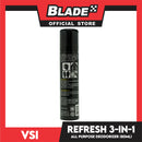 VS1 Refresh 3-in-1 All Purpose Deodorizer 80mL Eliminates Odor