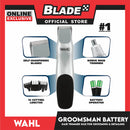 Wahl Groomsman Battery 5621 Powered Beard, Mustache & Nose Hair Trimmer for Detailing & Grooming-  Wireless Razor, Trimmer, Shaver, Detailer, Outliner, Groomer & Touch up