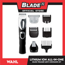 Wahl Lithium Ion All-in-One Beard Trimmer Menäó»s Grooming Kit 9854-600 (Rechargeable Beard Trimmer, Hair Clipper & Electric Shavers)  Wireless Razor, Trimmer, Shaver, Detailer, Outliner, Groomer & Touch up
