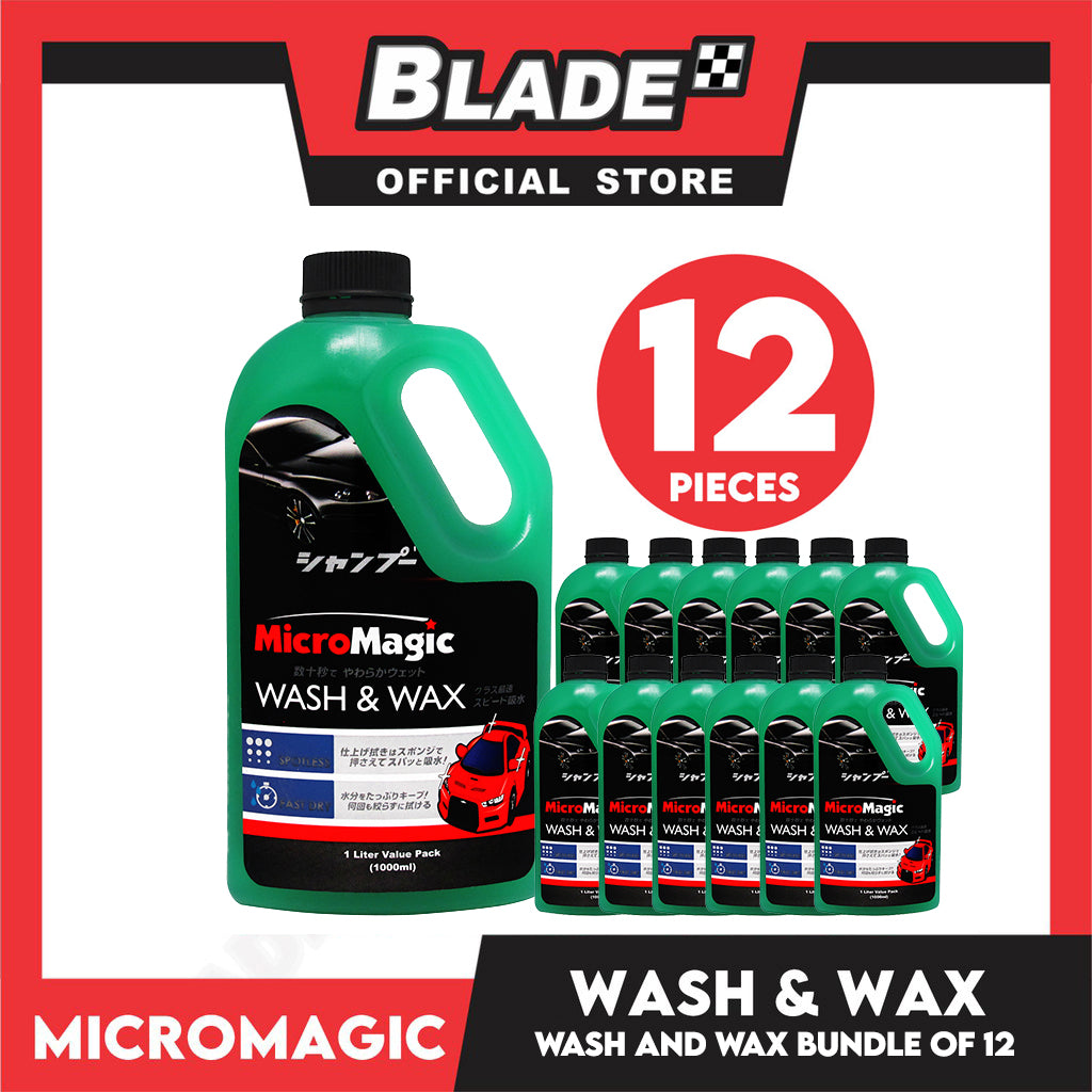 12pcs Micromagic Wash & Wax 1L