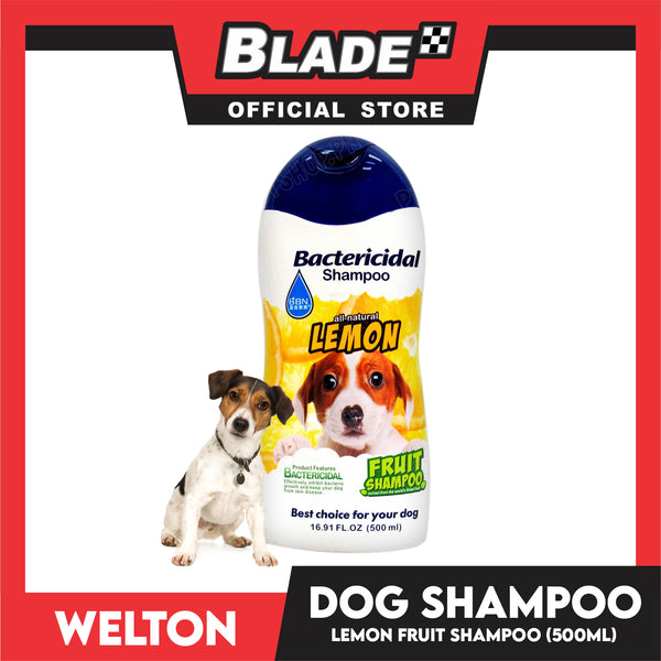 Welton All Natural Lemon Fruit Shampoo 500ml Dog Grooming, Dog Shampoo