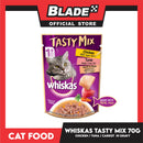 Whiskas Tasty Mix For Adult 1+ Year Cat Food 70g (Chicken Tuna Carrot In Gravy) Cat Wet Food, Cat Pouch Food