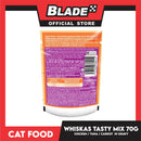 Whiskas Tasty Mix For Adult 1+ Year Cat Food 70g (Chicken Tuna Carrot In Gravy) Cat Wet Food, Cat Pouch Food